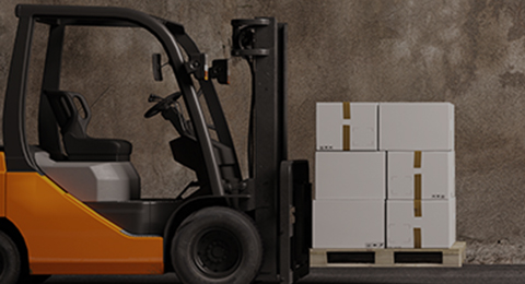 積荷 フォークリフト倉庫内作業